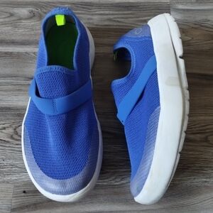 OOFOS OOMG Low Mesh Slip On Recovery Shoes Blue Women's Size 7